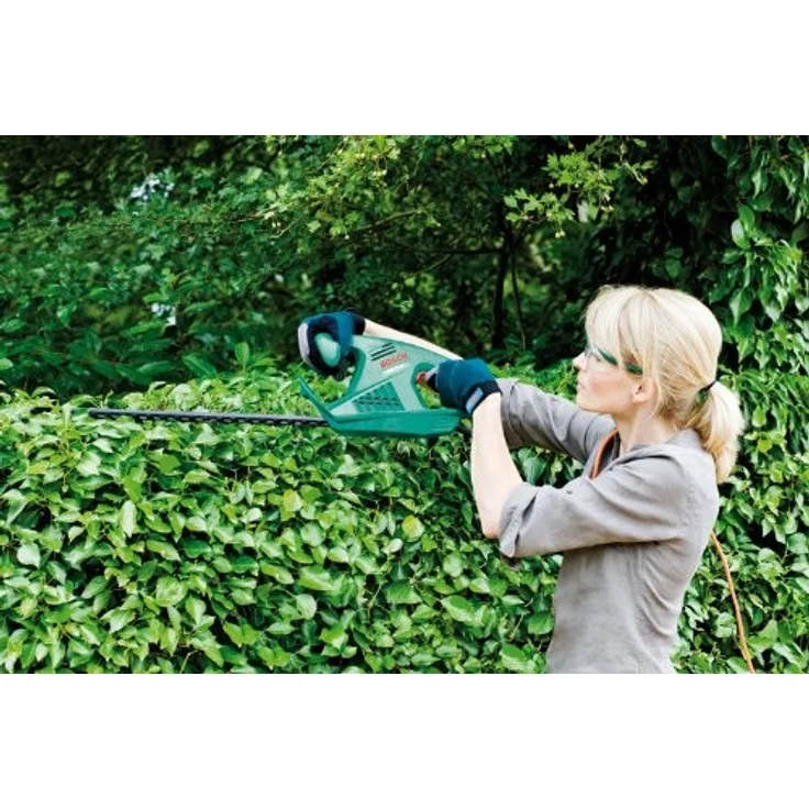 Bosch Heckenschere AHS 50-16, Messerabdeckung, Karton (450 W, 500 mm Schnittlänge, 16 mm Messerabstand) – Bild 3