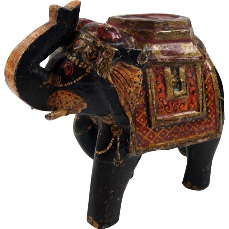 Guru-Shop Dekofigur »Deko Elefant aus Indien, bemalte, indischer..« Ausführung 3