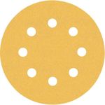 Expert C470 Schleifpapier-Set für Exzenterschleifer, 125 mm, 8 Löcher, G 60-120-240, 6-tlg.