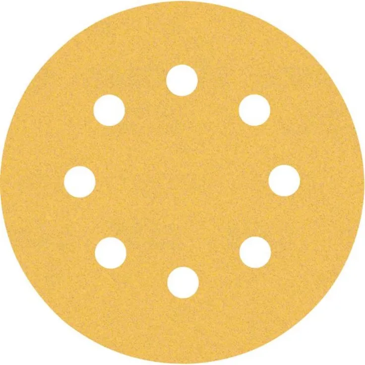 Expert C470 Schleifpapier-Set für Exzenterschleifer, 125 mm, 8 Löcher, G 60-120-240, 6-tlg.