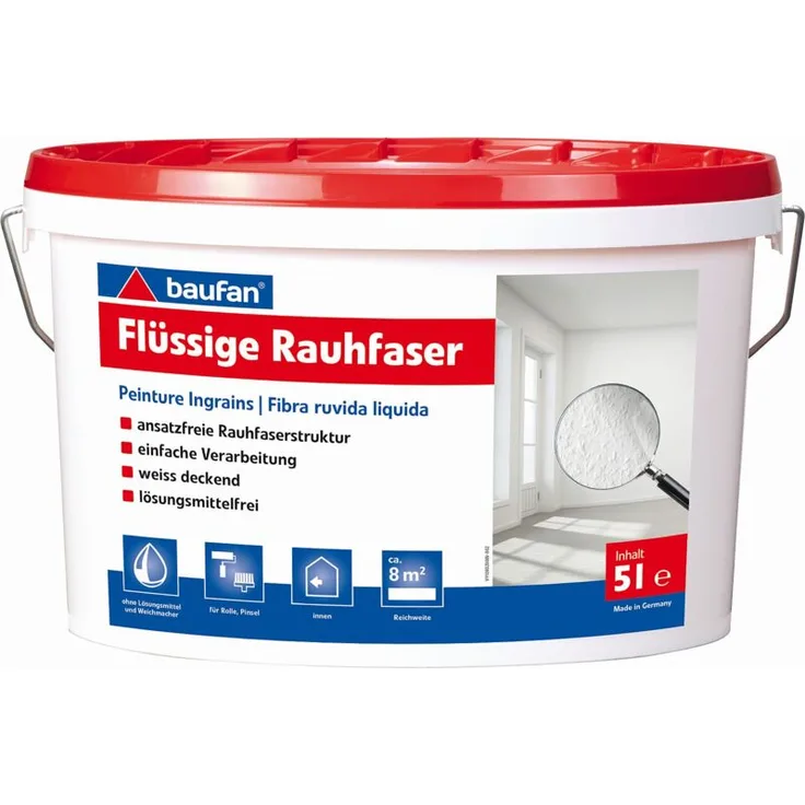 5L Baufan Flüssige Rauhfaser