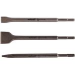 1 Meißel-Set 3-tlg., SDS-plus Schaft