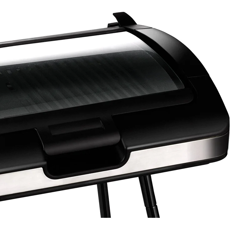 Cloer 6720 Barbecue-Grill mit Standfuss und Glasplatte – Bild 3