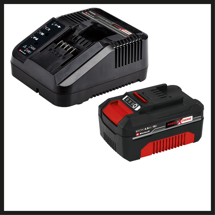 Einhell Akku-Rasenmäher GE-CM 18-33 Li - 1x4,0 Ah - Power X-Change - Li-Ion, bis 200 m², 33 cm Schnittbreite, 5x zentrale Schnitthöhenverstellung, 30 L Behältervolumen, inkl. 4,0 Ah PXC-Akku + Ladegerät – Bild 2