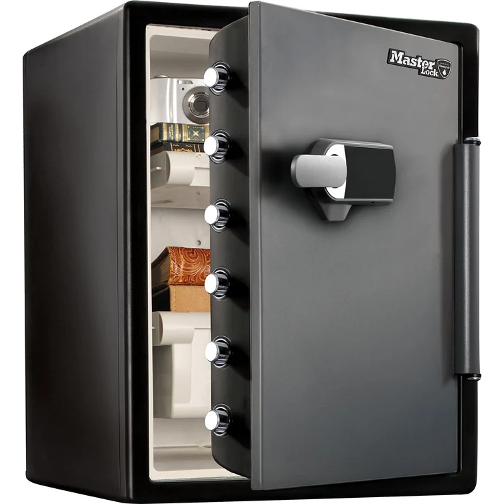 MASTER LOCK Tresor [Feuer- und Wasserfest] [56,5 L] [elektronische Kombination und Alarm] LFW205TWC Für Ausweise, A4-Dokumente, Laptop – Bild 1