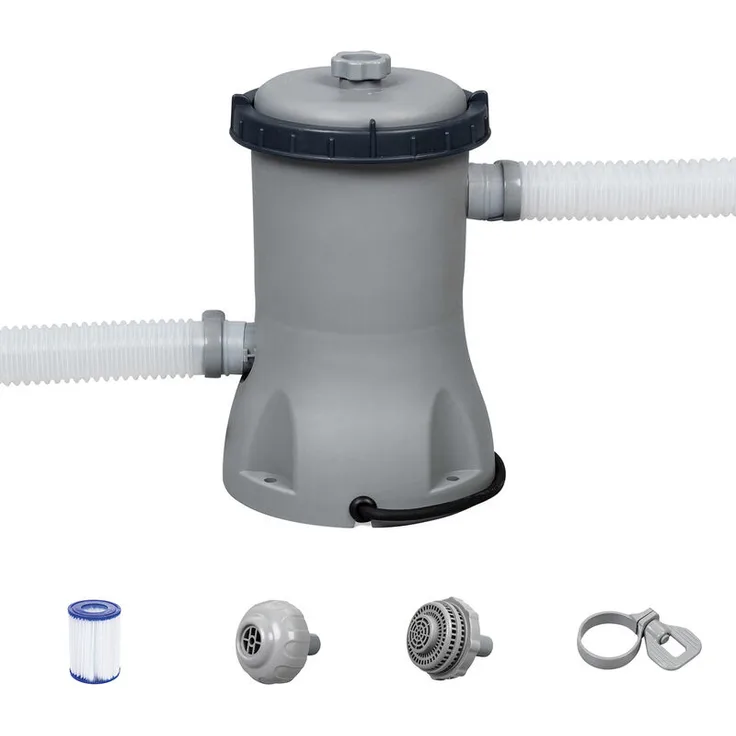 Bestway Pool Filterpumpe Kartuschenfilter Poolreinigung 3.028 l-h 800 gal - Bestway