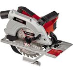 Einhell Handkreissäge TE-CS 190-1 (1.500 W, 5.500 min-1, werkzeuglose Einstellung, großer Griffbügel, Alu-Sägetisch, Spindelarretierung, inkl. Hartmetall-Sägeblatt)