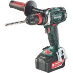 Metabo 602193500 Akkuschrauber BS 18 LTX Quick 18V mit Werkzeug-Schnellwechsel-Funktion - 2 CAS Li-Power Akkupacks (18V-4Ah), Ladegerät und Transportkoffer