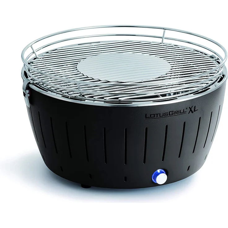 LotusGrill XL Holzkohlegrill Anthrazitgrau G-AN-435P (Ø 40,5cm) mit USB Anschluss – Bild 2