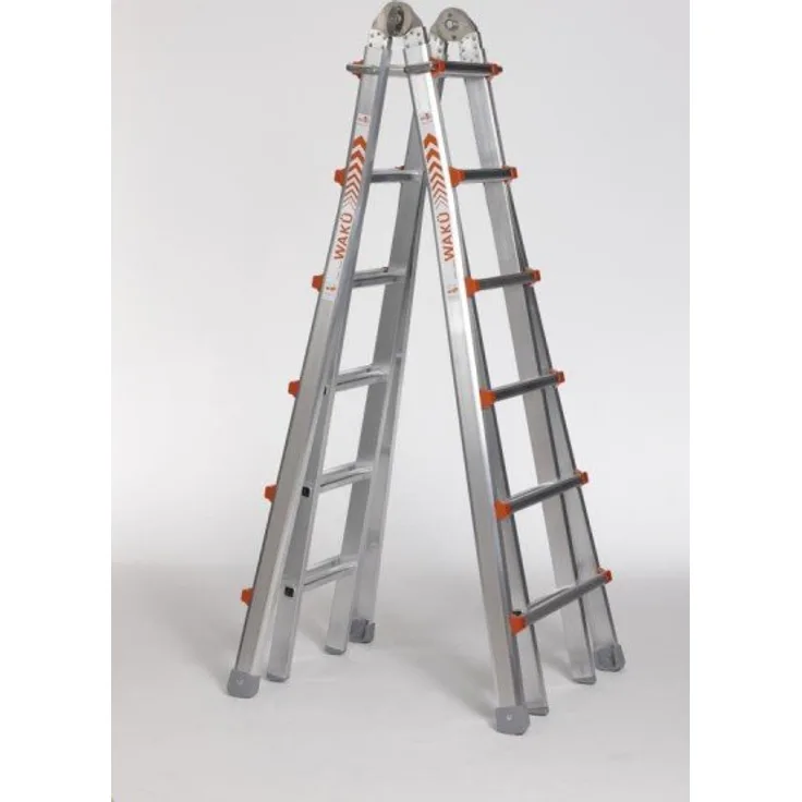 WAKÜ Teleskopleiter Modell 103 - Maximale Leiterlänge 6,40 m