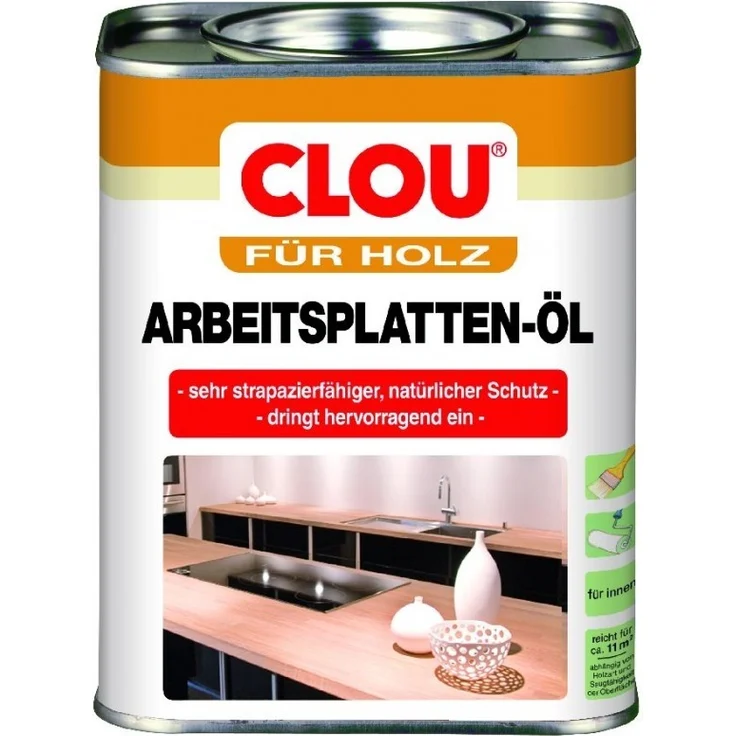 Clou Arbeitsplattenöl farblos 250 ml – Bild 1