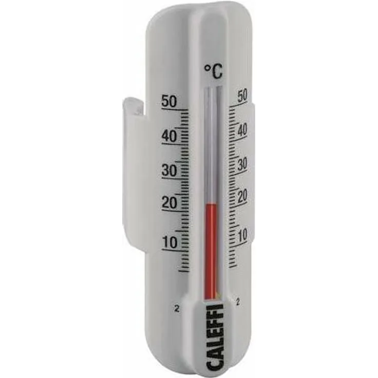 Schnellanschluss-Thermometer Caleffi 675900 weiß