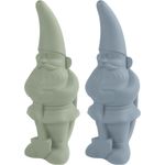 Gießkanne Gartenzwerg Peter grün oder blau Garten Gießkanne Rivanto