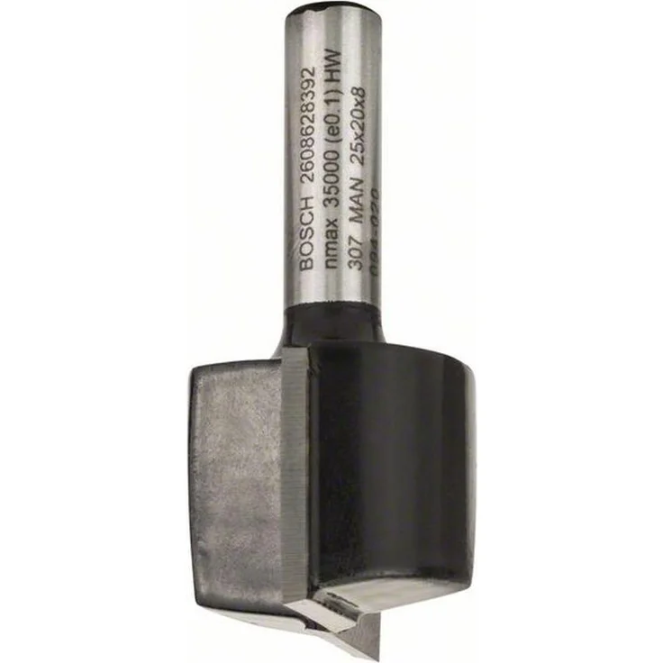 Bosch Professional Nutfräser Standard for Wood (für Holz, Ø 25 mm, Arbeitslänge 20 mm, Zubehör Handfräse) – Bild 1