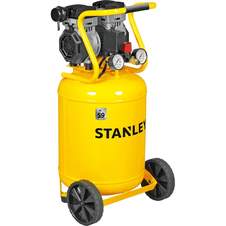 Stanley Siltek Kompressor, vertikal, leise, 1,3 PS – Bild 1