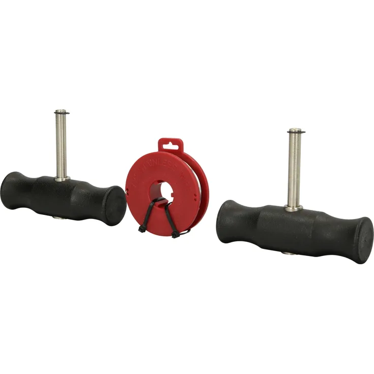 Brilliant Tools BT681150 Griffe mit Ziehdraht zum Ausschneiden vo n Scheiben | 3-tlg. [Powered by KS Tools]