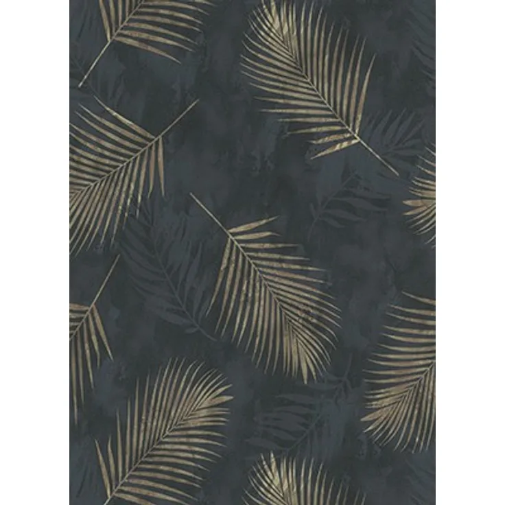 Guido Maria Kretschmer Vliestapete Floral schwarz, 10,05 x 0,53 m