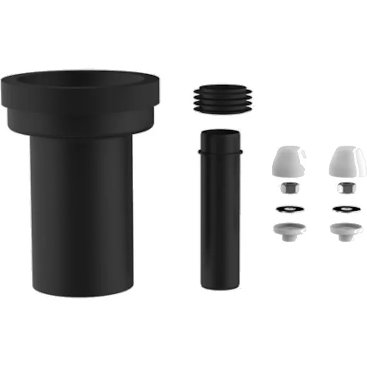 SANIT WC-Anschlussgarnitur 180mm DN90 - weißes Abdeckset