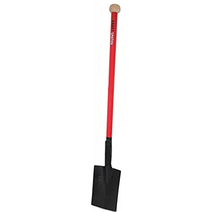 IDEAL Kraftspaten 280 x 190 / 180 mm Größe 2 Standard Stahlrohrstiel mit Hartholzknauf