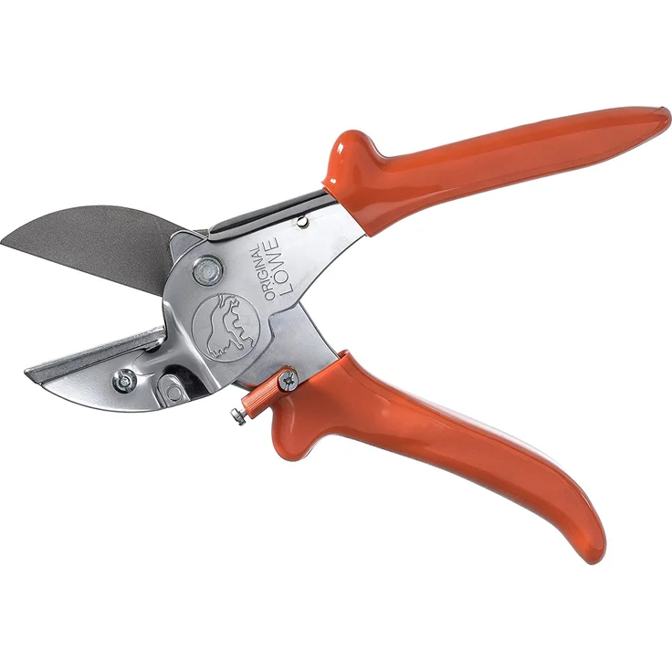 Original Löwe 1 Profi Amboss-Gartenschere 25 mm 1.104 mit rostfreier Stahlklinge und Antihaftbeschichtung - robuste und scharfe Schere aus rostfreiem Stahl eignet sich ideal für Holzarten wie Buche Esche mittelgroß – Bild 2