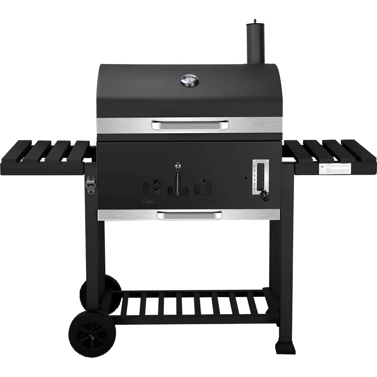 El Fuego Holzkohlegrill Ontario XXL, schwarz