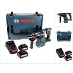 Bosch Professional GBH 18 V-26 Akku Bohrhammer 18V SDS-Plus + Staubabsaugung + 2x Akku 6,3Ah Eneracer + Ladegerät + L-Boxx