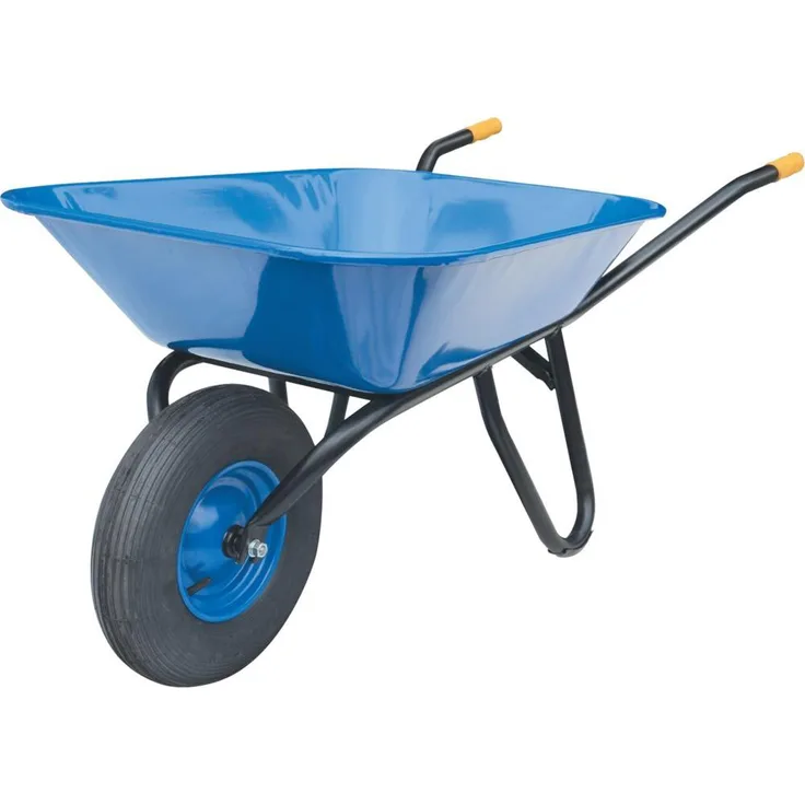 Müba Schubkarre Fagro F85 400x100 Luftrad lackiert 85L Gartenkarre m. Stahlfelge