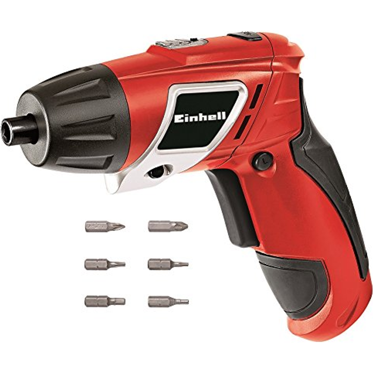 Einhell Akku-Knick-Schrauber TC-SD 3,6 Li (Lithium Ionen, 3,6 V, 1,3 Ah, 3 Nm, LED-Licht, LED-Batterieanzeige, inkl. 6 Bits) – Bild 2