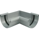 Marley Rinnenwinkel NW 100 mm, Innenecke, 90°, halbrund, grau 