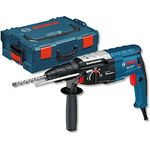 Bosch Professional Bohrhammer GBH 2-28 mit SDS plus Zusatzhandgriff Tiefenanschlag 210 mm Schlagener