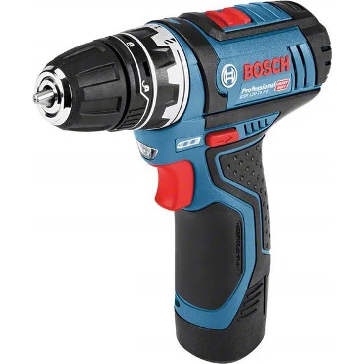 Bosch Professional GSR 12V-15 FC 12V System Akku-Bohrschrauber (inkl. 2x 2,0 Ah Akku, in L-Boxx) – Bild 2