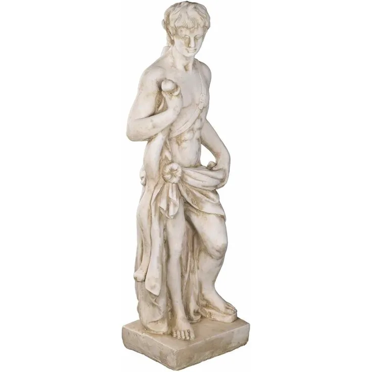 Riesige (11kg) Statue 86 cm SYL-A 14011 Gartenfigur, Dekofigur griechisch David