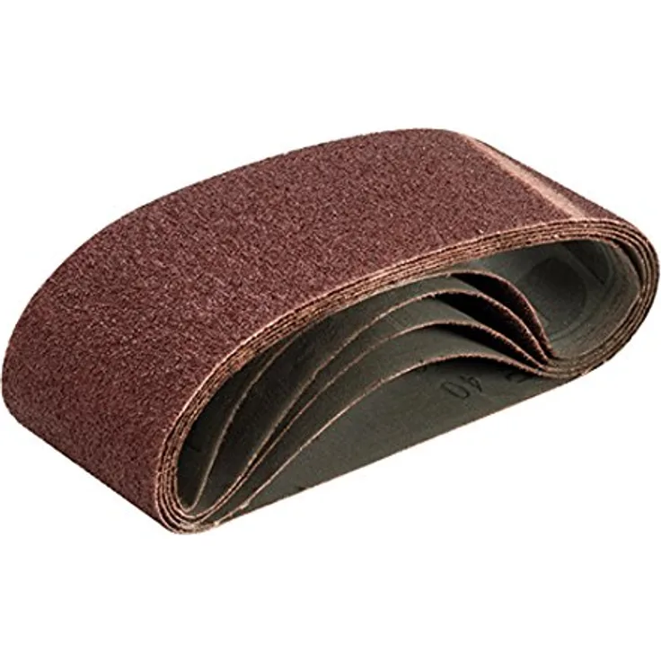 Triton TPTA12374067 Schleifbänder, 75 x 480 mm, 5er-Pack, braun