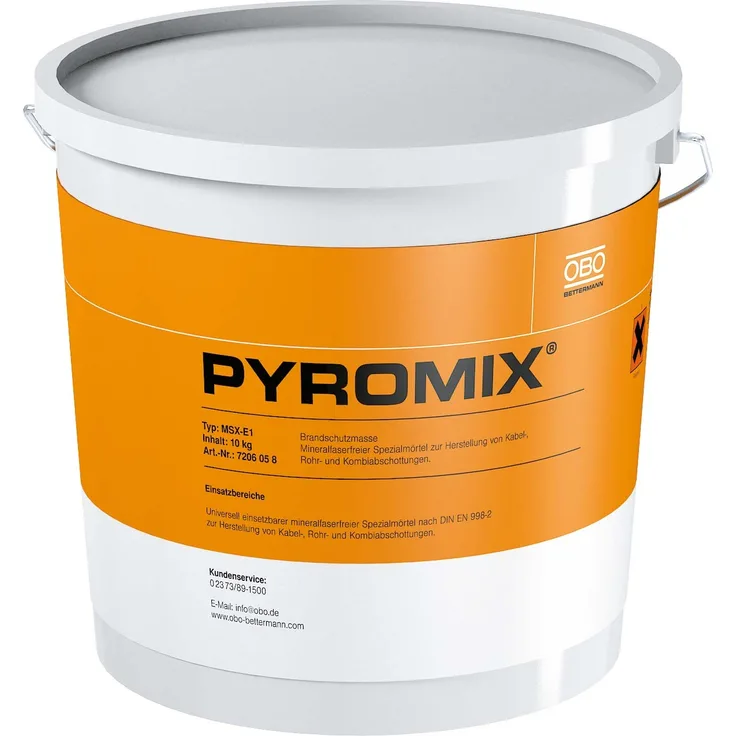 OBO Bettermann Brandschutzmörtel 10Kg f.Kombischott MSX-E1