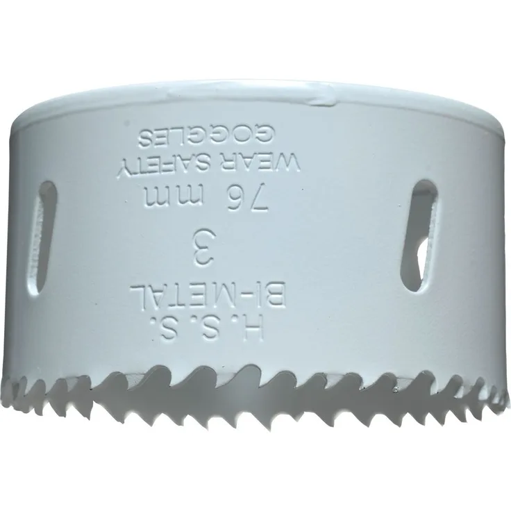 kwb Ø 76 mm Lochsäge HSS-Bi-Metall 598076 (Vario-Zahnung, 8% Cobalt, hohe Rundlaufgenauigkeit)