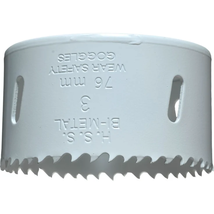 kwb Ø 76 mm Lochsäge HSS-Bi-Metall 598076 (Vario-Zahnung, 8% Cobalt, hohe Rundlaufgenauigkeit)