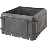 KHW Komposter Bio-Quick Aufbauset Anthrazit 230 l ohne Deckel