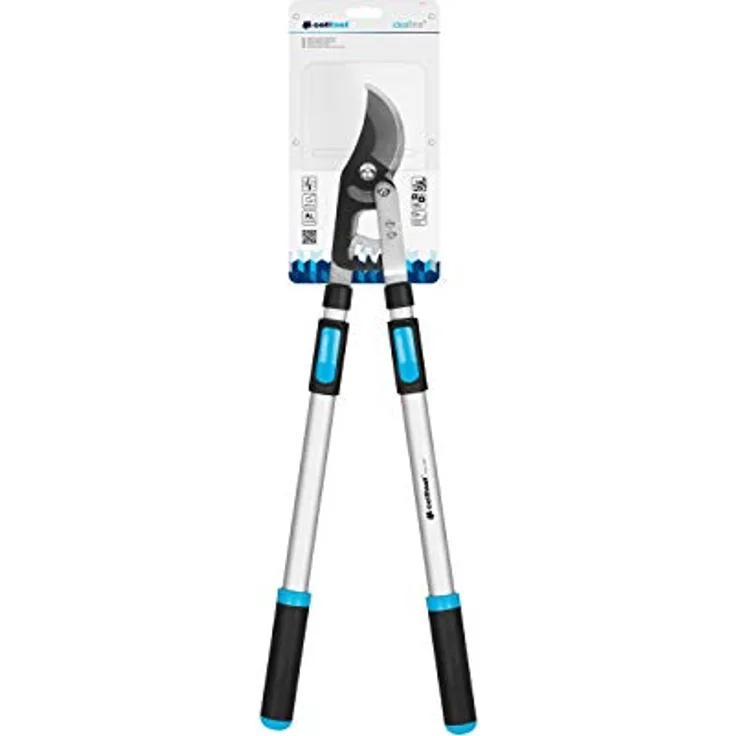 Cellfast Einfache-Bypass-Astschere IDEAL bestimmt für Schneiden von frischen Ästen und Treiben, leichte Griffe aus Aluminium mit hoher Beständigkeit, 40-410, Schwarz-Blau