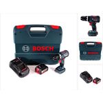 Bosch Professional GSB 18V-60 C Akku Schlagbohrschrauber Brushless 18V 60Nm + 1x Akku 5,0Ah + Ladegerät + L-Case