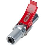 KS Tools 980.1108 Quick-Lock Schnellkupplung für Fettpressen, M10x1,0