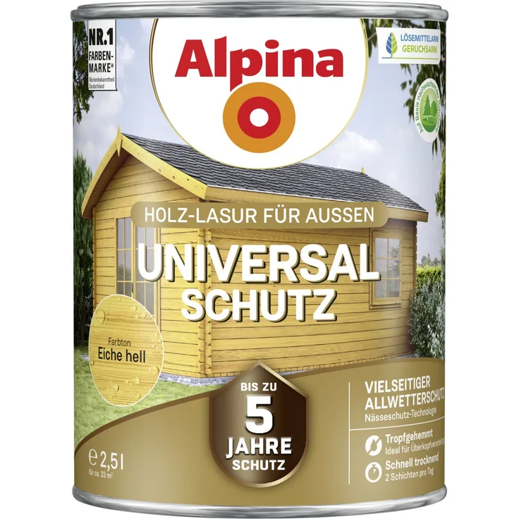 Alpina Universal-Schutz 2,5 l, eiche hell