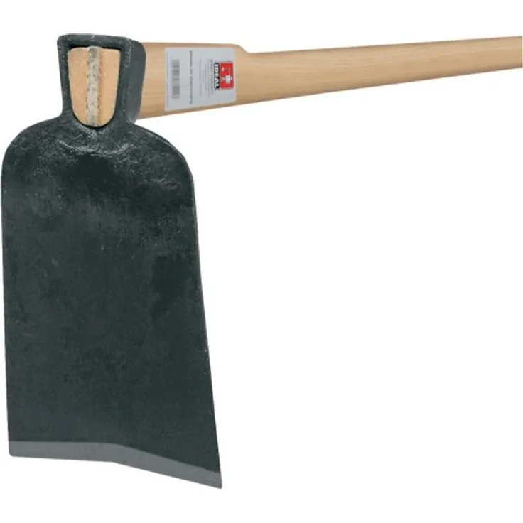 Ideal Ulmer Hacke, geschmiedet m. Eschestiel 1350mm Gr.0kantiges Haus