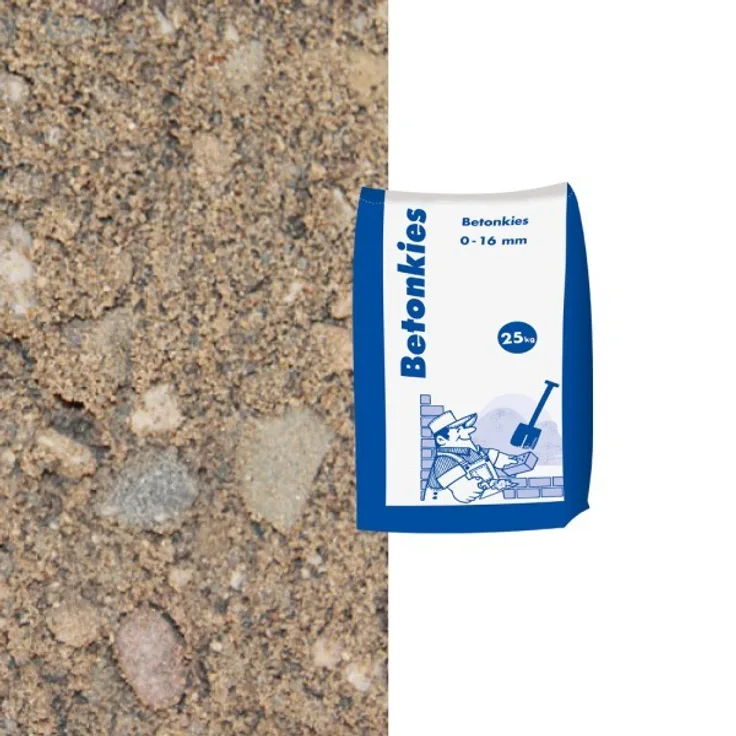 Betonkies 0-16 mm 25 kg Sack