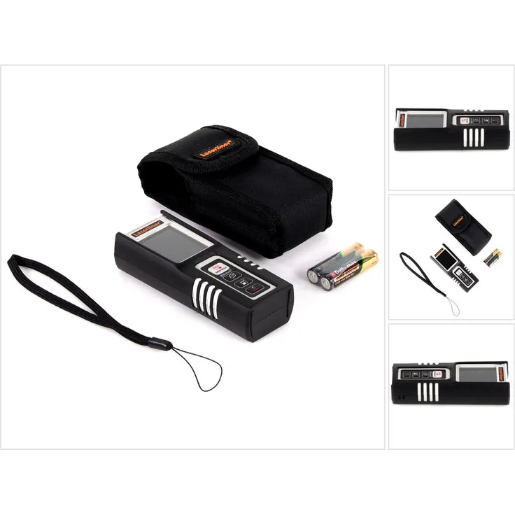 Laserliner DistanceMaster Compact Pro roter Laser Entfernungsmesser bis 50m, BLE, Tilt 080.937A 