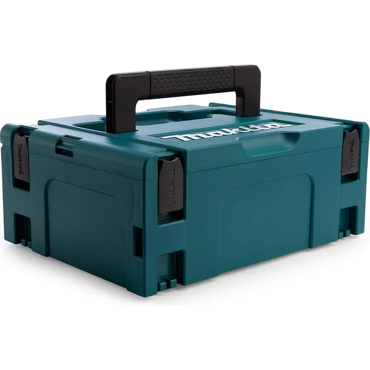 Makita MakPac Größe 2, 821550-0 Systainer blau stapelbar 39,4 x 29,5 x 15,5 cm Transportkoffer – Bild 4