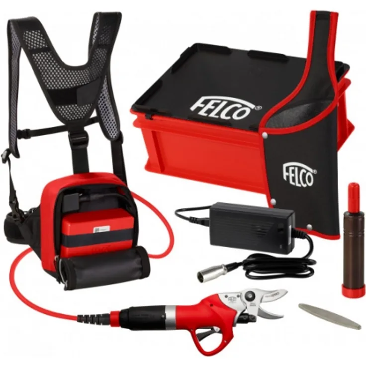 Felco Elektrische Baum-, Rebschere mit Akku und Power Pack 802+