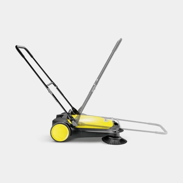 Kärcher 1.766-360.0 S 4 Twin Max. Flächenleistung 2400m²-h, 1 Paar Seitenbesen, Kehrbehälter 20 l, Arbeitsbreite 680 mm, platzsparende Verstauung, höhenverstellbarer Schubbügel – Bild 4