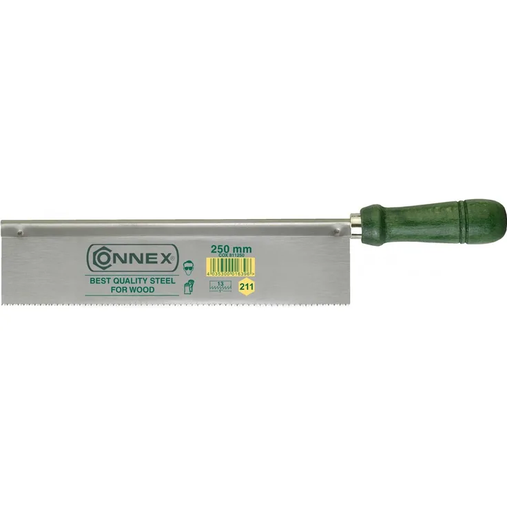 Feinsäge 250mm ger. Holzgriff