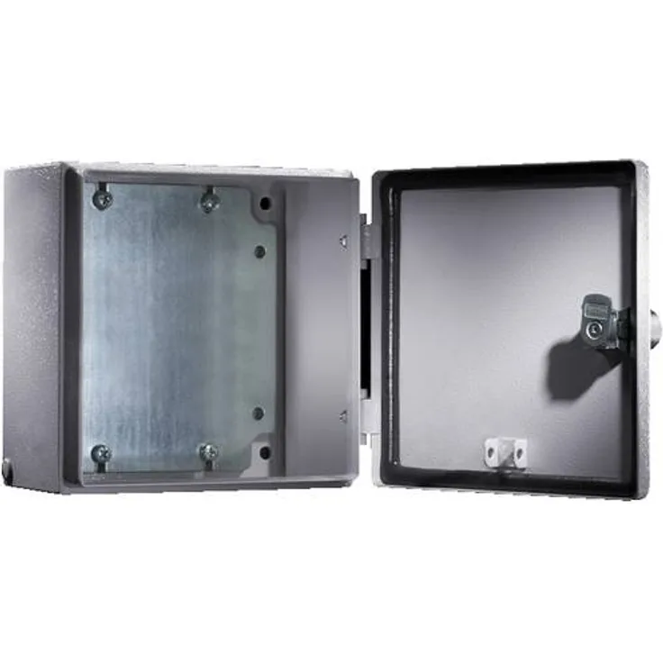 Rittal E-Box 1550.500 Installations-Gehäuse 200 x 400 x 120 Stahlblech Lichtgrau (RAL 7035) 1St.