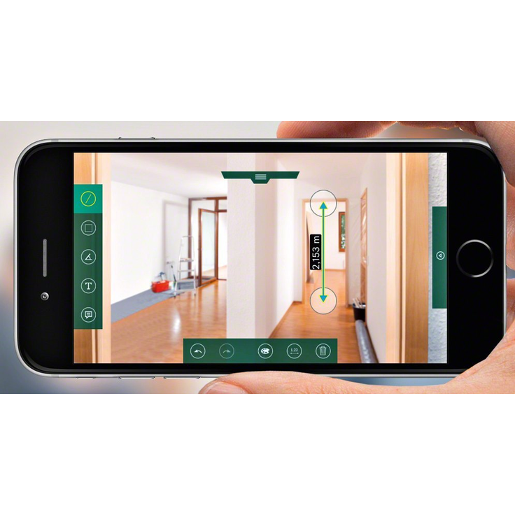 Bosch Entfernungsmesser PLR 30 C (mit App-Funktion, Messbereich: 0,05 30 m, Genauigkeit: ± 2 mm, im Karton) – Bild 4